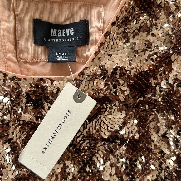 Anthropologie x Maeve Bernadette Sequin Midi Dress NWT - Picture 11 of 12